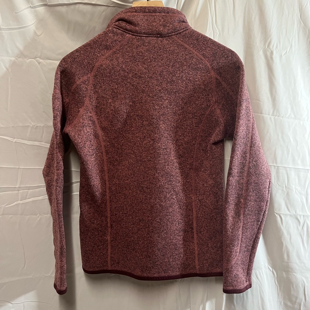 Patagonia Women's Better Sweater 1/4 Zip Up Mauve - Picture 6 of 7